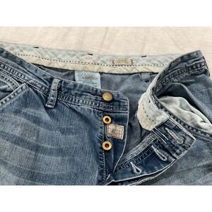 Polo Ralph Lauren Mens Painter Jeans Blue Distressed Double Knee 34x30